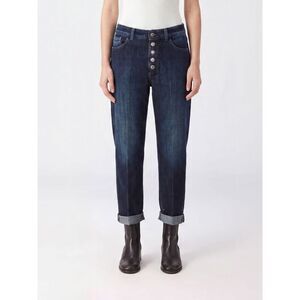 Dondup Women Dondup Koons High-Waisted Straight-Leg Cotton Denim Jeans